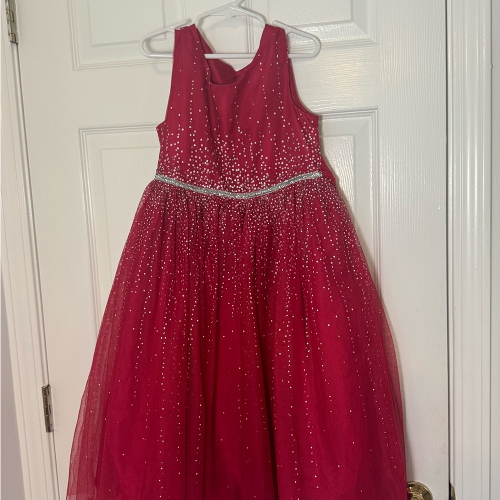 Elegant Red Kids Dress